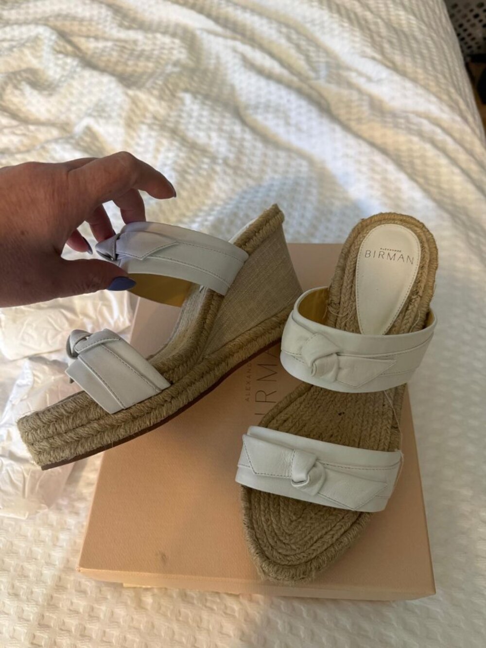 Alexandre Birman Clarita Espadrille Nappa Kiss White size 39